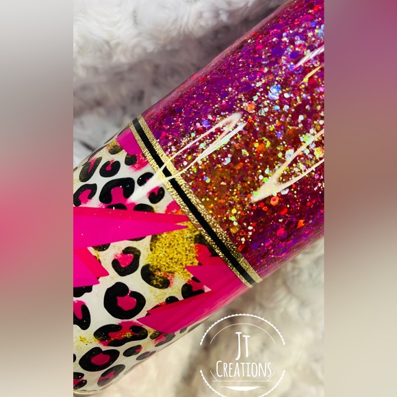 20oz stainless steel tumbler. Handmade. - Picture 4 of 4